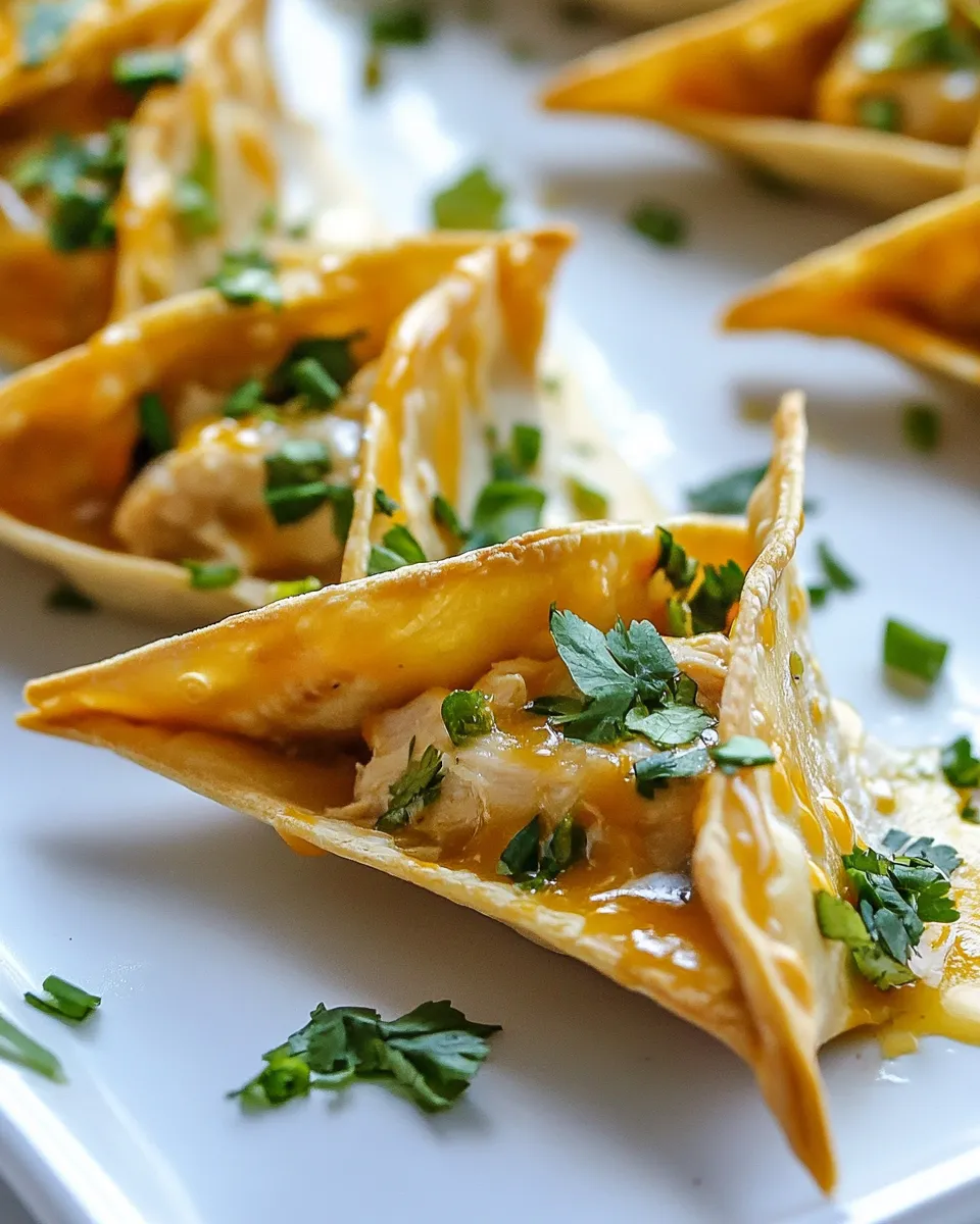 Homemade Chicken Wonton Tacos recipe photo