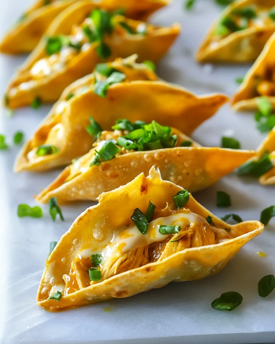 Easy Chicken Wonton Tacos food shot