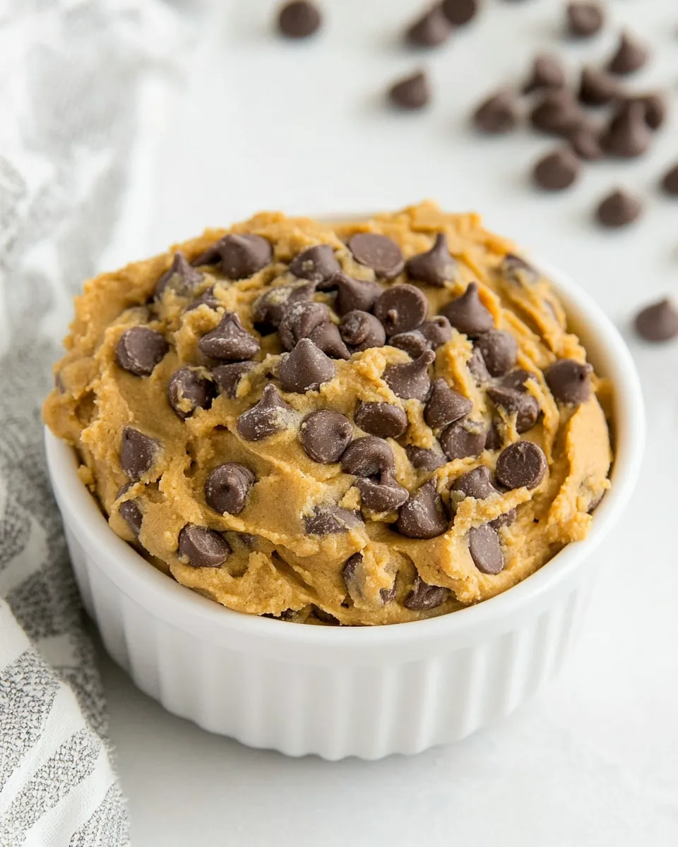 Easy Chickpea Cookie Dough recipe photo