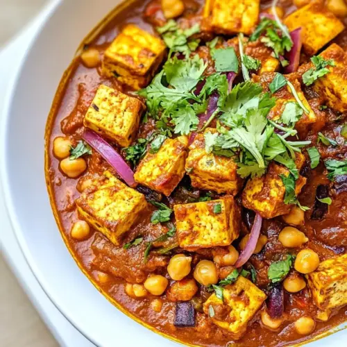 Homemade Chickpea Tofu Curry photo