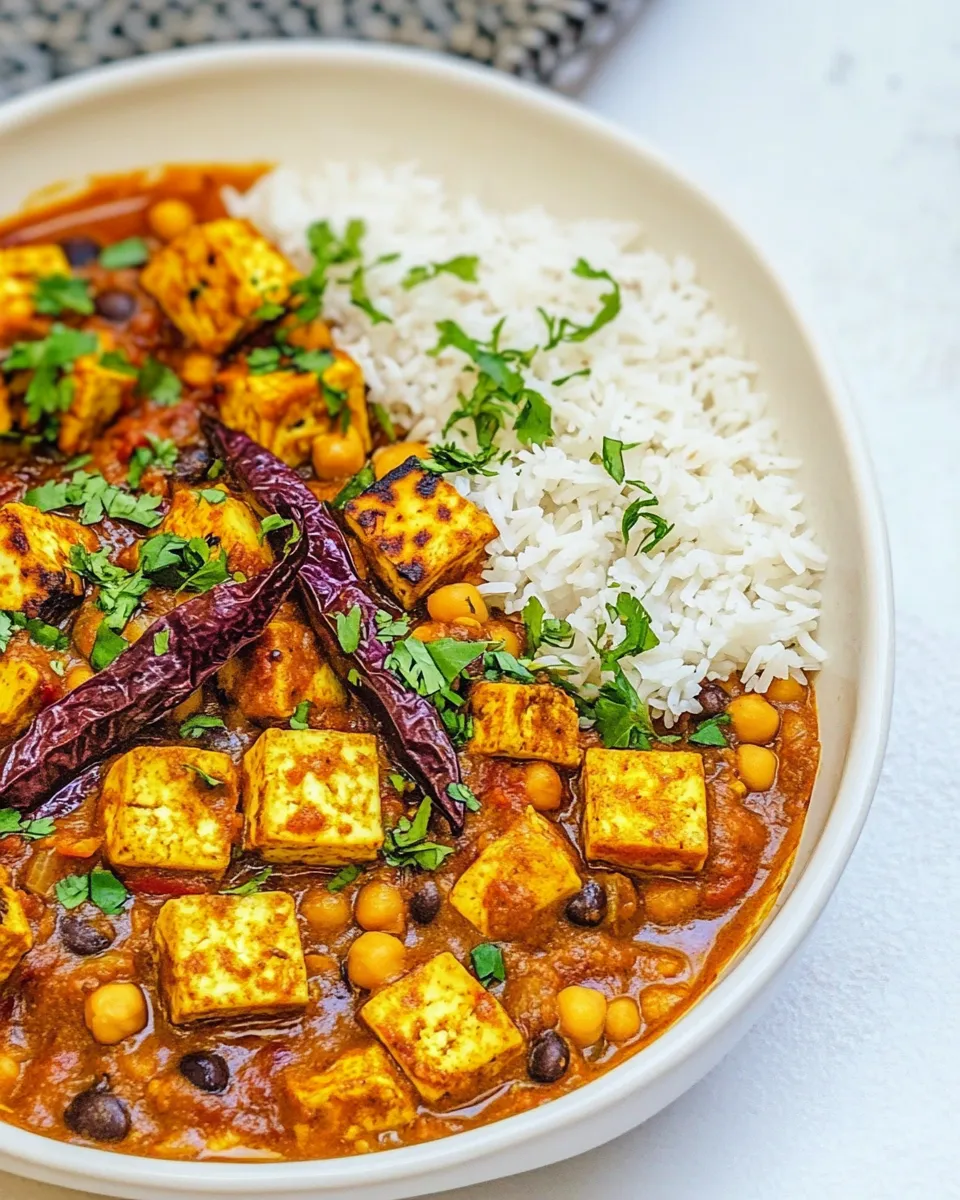 Quick Chickpea Tofu Curry recipe photo