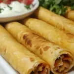 Homemade Chickpea & Tomato Flautas photo