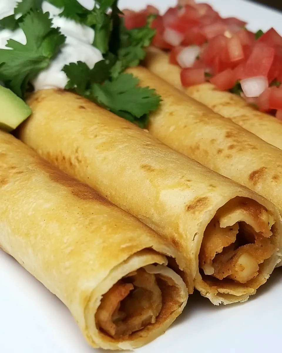 Easy Chickpea & Tomato Flautas image