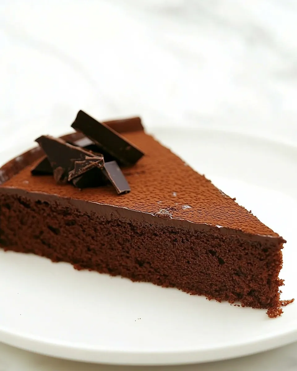 Homemade Chocolate-Espresso Mousse Cake Recipe photo