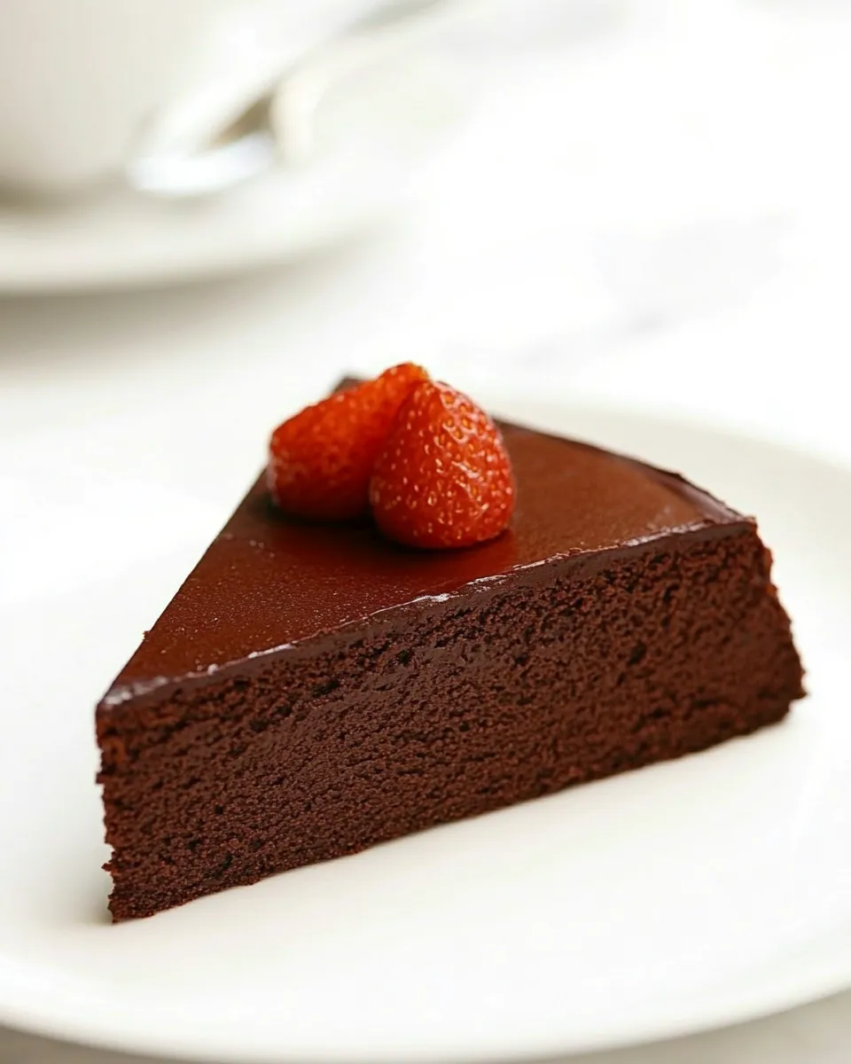 Easy Chocolate-Espresso Mousse Cake Recipe shot