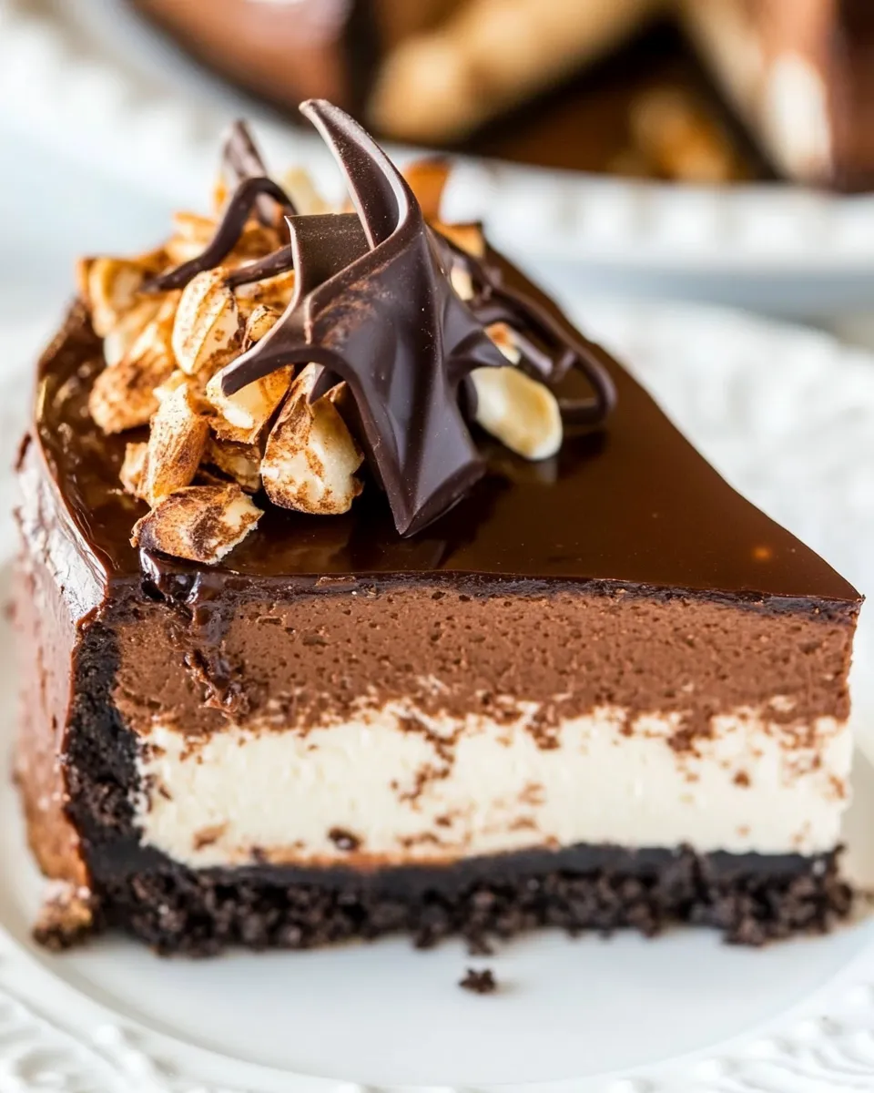 Easy Chocolate Amaretto Cheesecake recipe photo