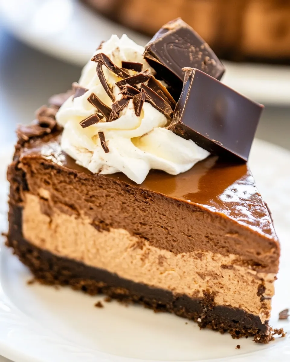 Best Chocolate Amaretto Cheesecake shot