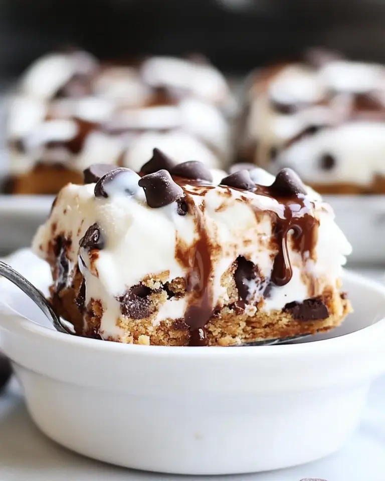Homemade Chocolate Chip Cookie Ice Cream Bars photo