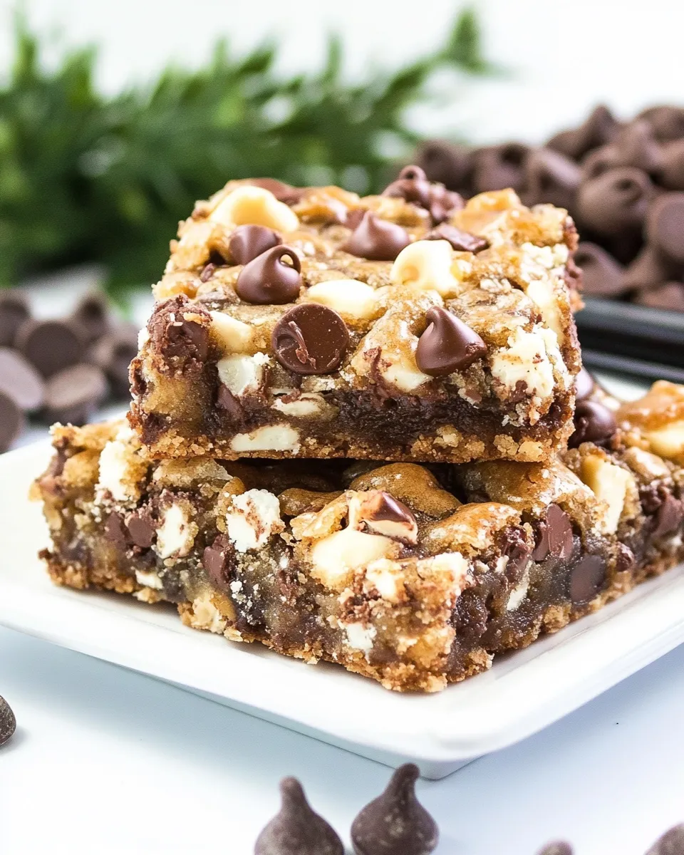 Easy Chocolate Chip Cookie Magic Bars recipe photo