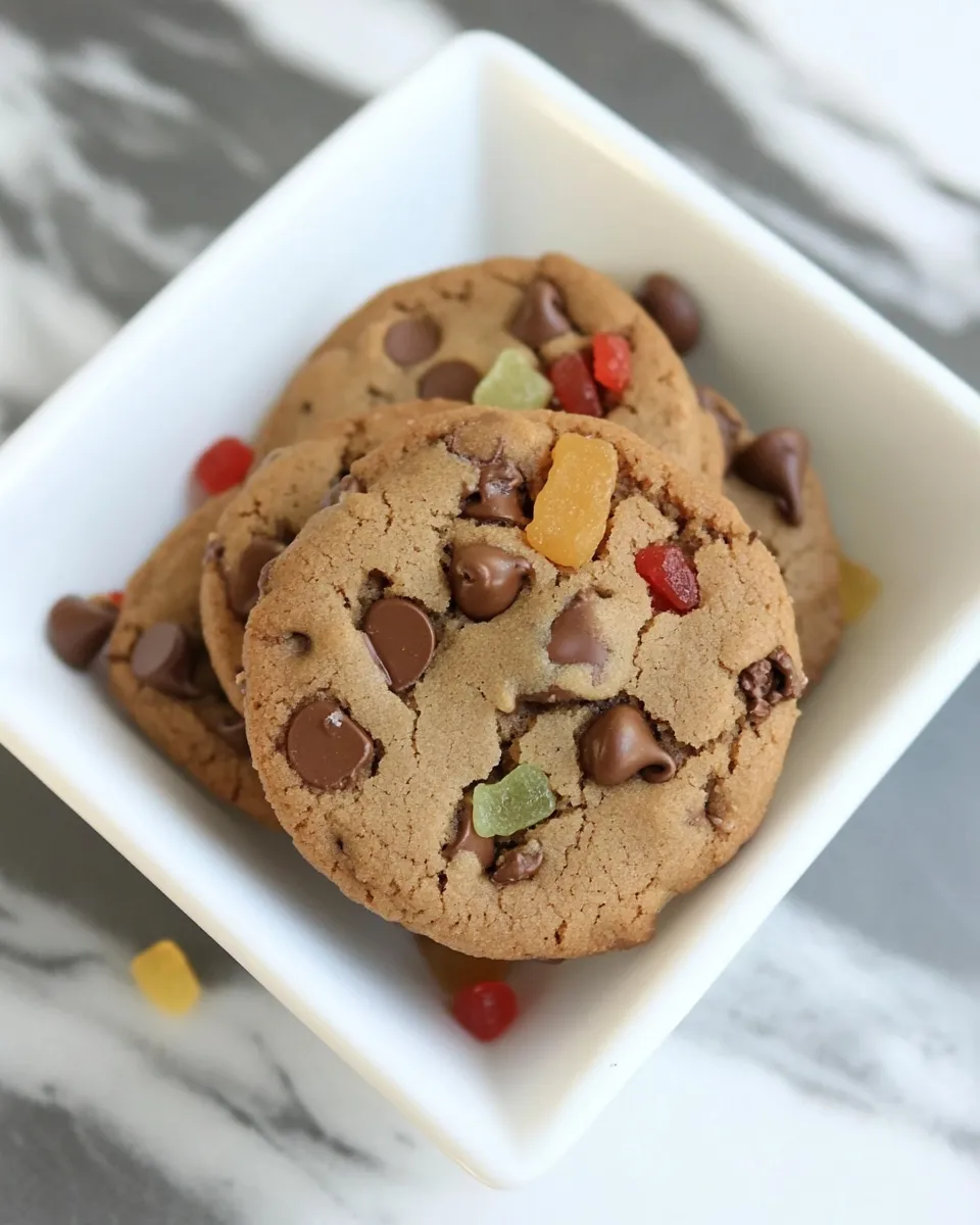 Classic Chocolate Chip Cookies with Candied Fruit image