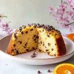 Sweet Chocolate Chip Orange Ricotta Pound Cake. dish image