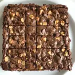Homemade Chocolate Chip Walnut Brownies photo