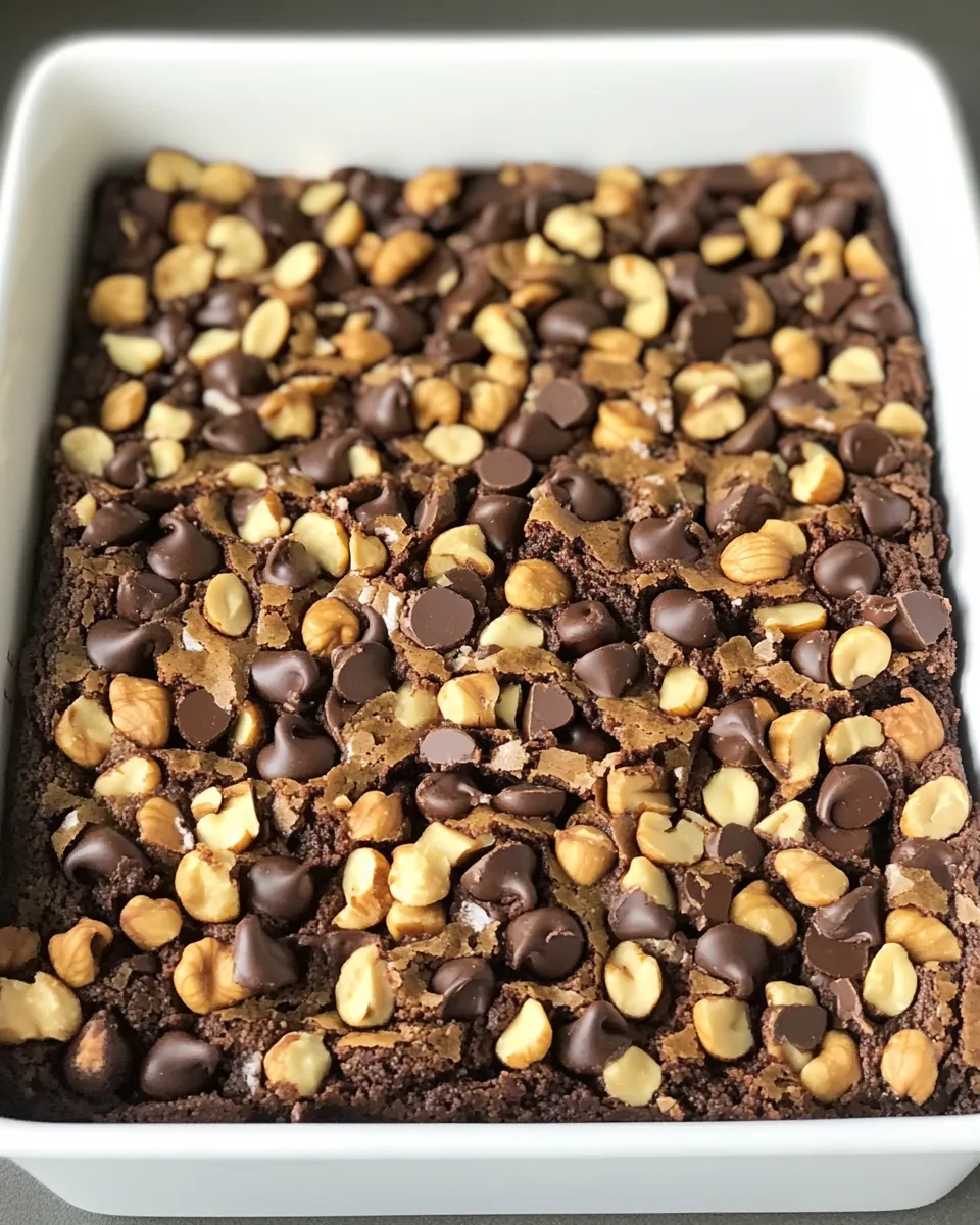 Classic Chocolate Chip Walnut Brownies image