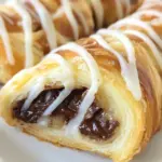 Homemade Chocolate Cream Cheese Danish photo