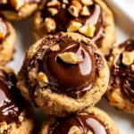 Homemade Chocolate Hazelnut Thumbprint Cookies photo