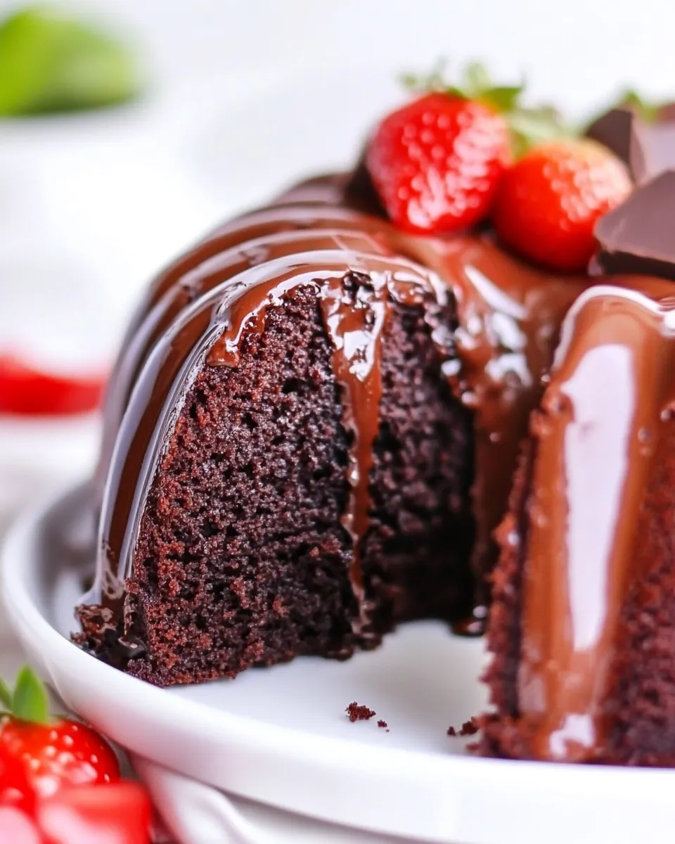 Homemade Chocolate Pound Cake Recipe photo