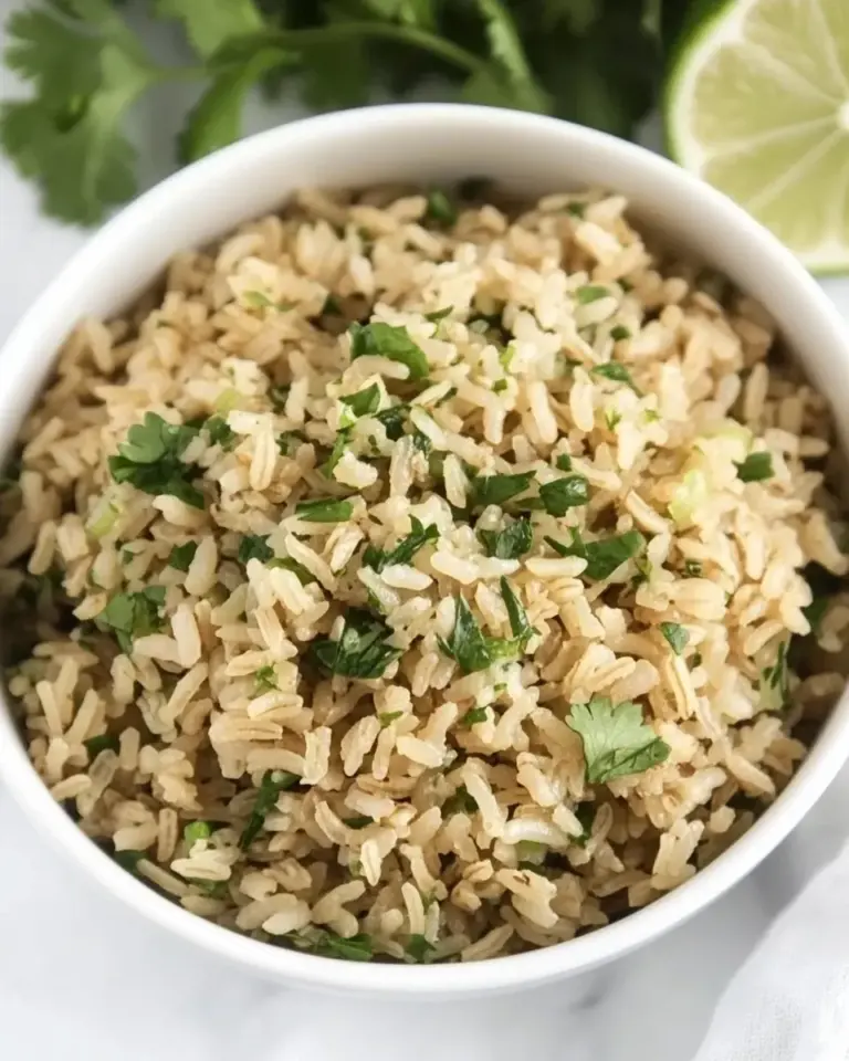 Homemade Cilantro Lime Brown Rice recipe photo