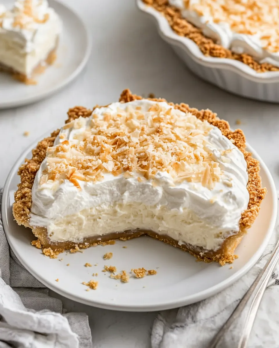Easy Coconut Cream Pie recipe photo