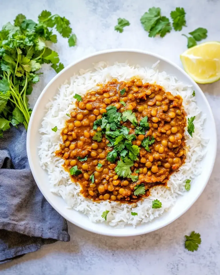 Homemade Coconut Curry Lentils recipe photo