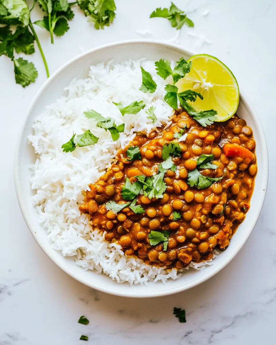 Healthy Coconut Curry Lentils image