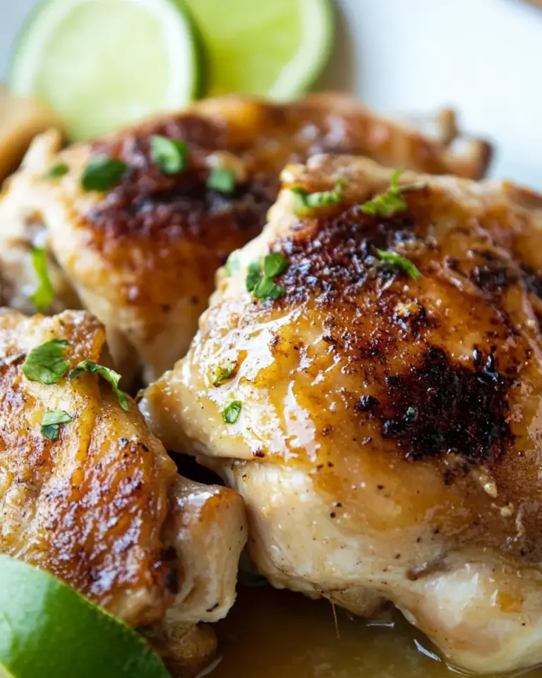 Homemade Coconut Lime Skillet Chicken photo