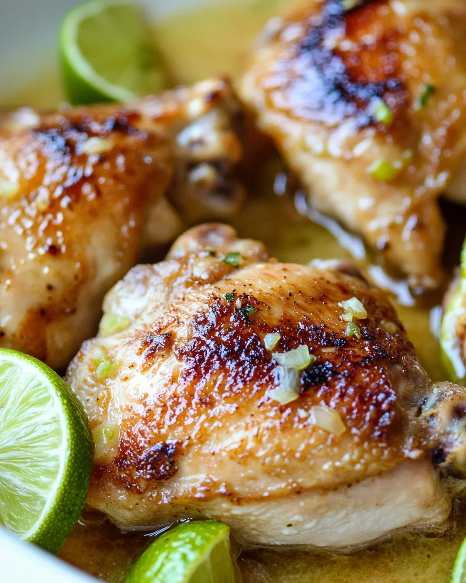 Delicious Coconut Lime Skillet Chicken image