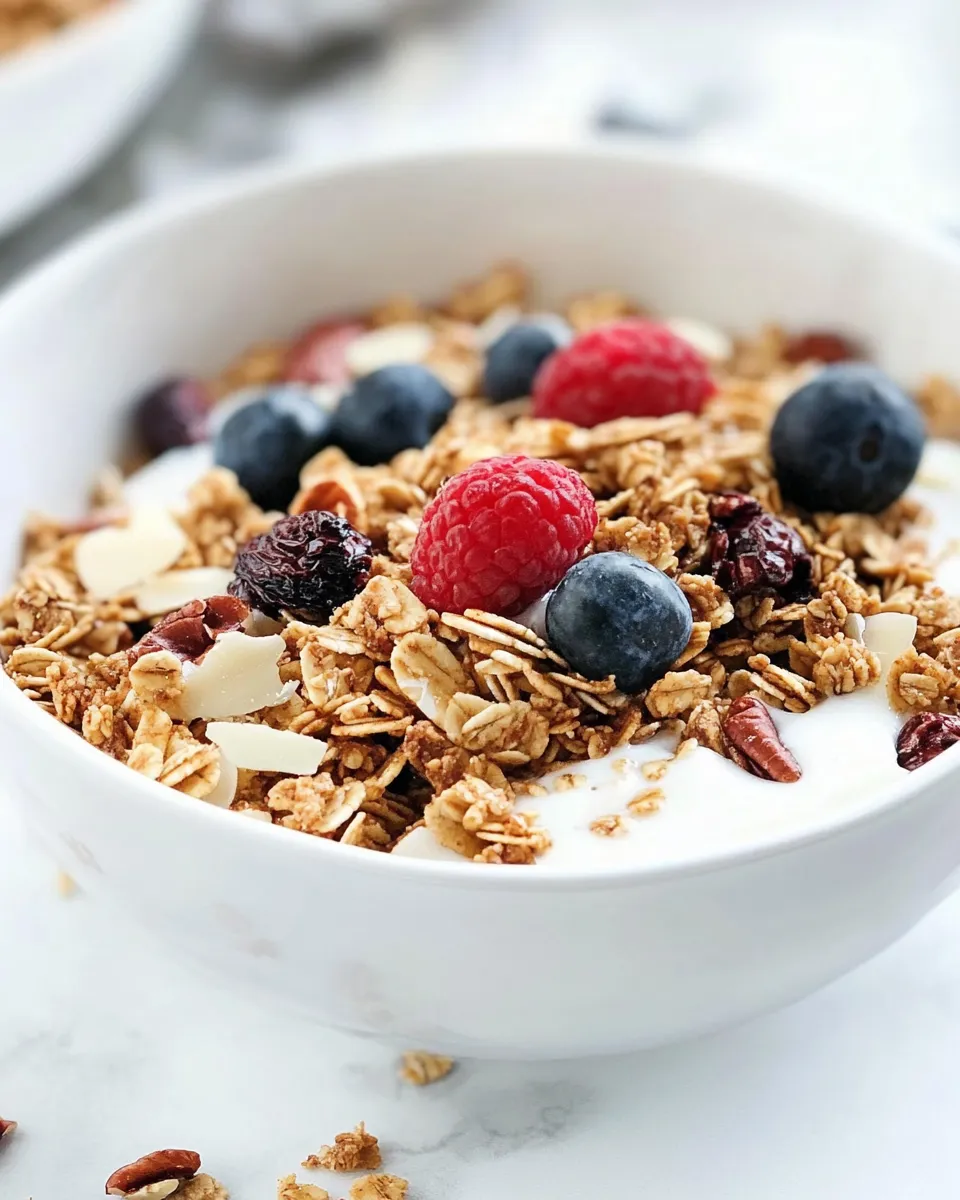 Homemade Coconut Pecan Granola photo