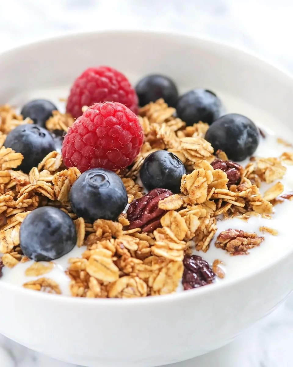 Easy Coconut Pecan Granola recipe photo