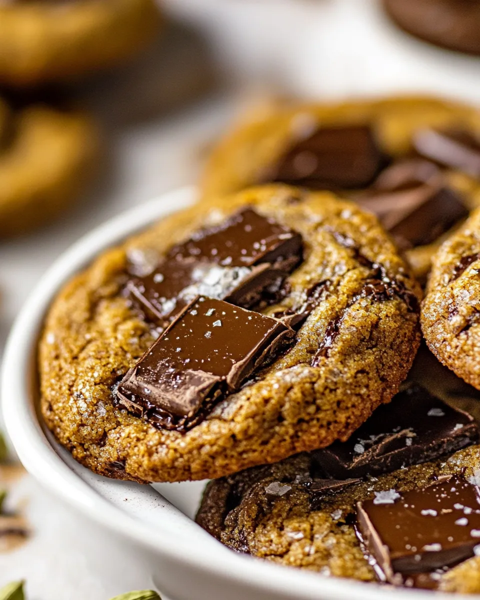 Easy Coffee Cardamom Chocolate Chunk Cookies recipe photo
