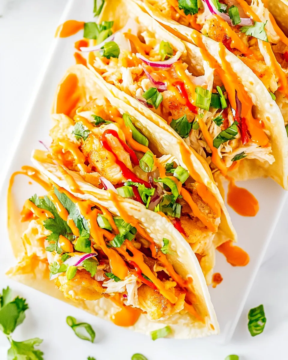 Delicious Copycat Applebees Chicken Wonton Tacos image