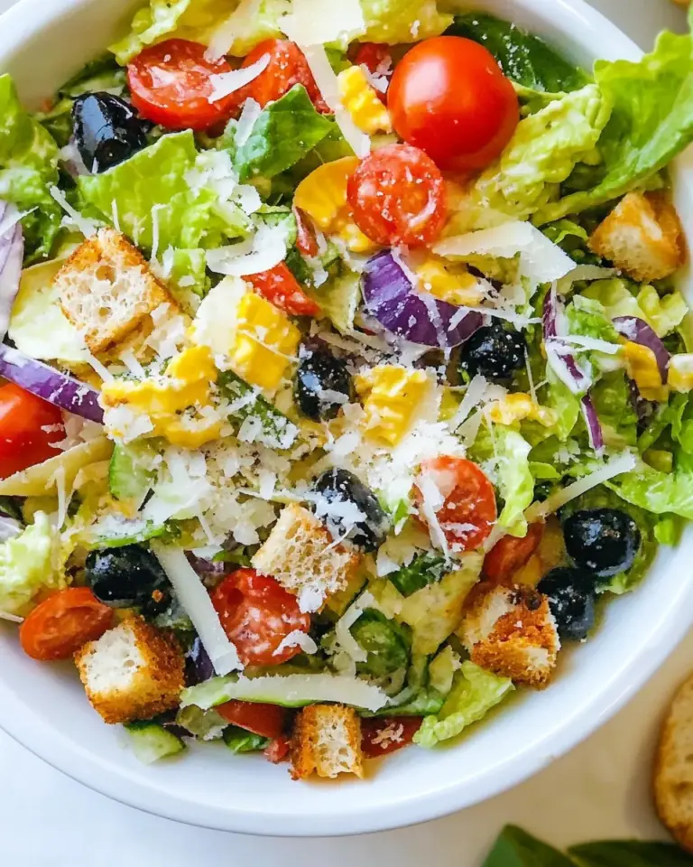 Homemade Copycat Olive Garden Salad photo