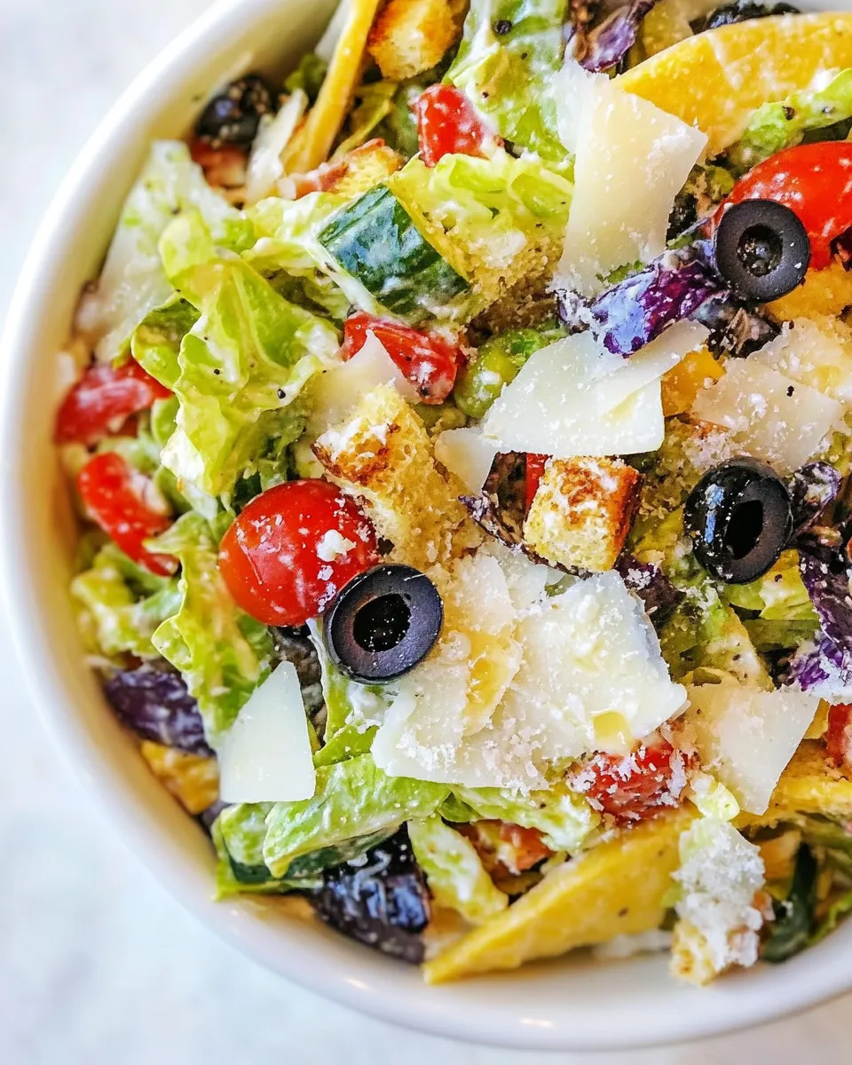 Delicious Copycat Olive Garden Salad image