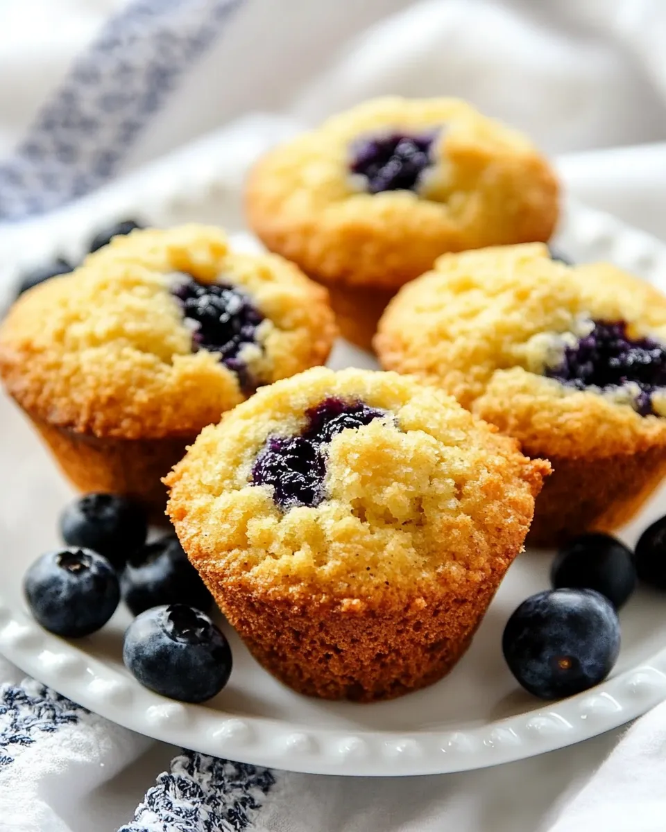 Best Cornbread Muffins with Blueberries dish photo