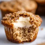 Homemade Cream Cheese-Filled Almond Flour Banana Muffins (Gluten-Free) photo