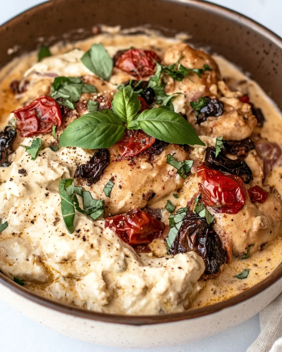 Easy Creamy Mediterranean Chicken recipe photo