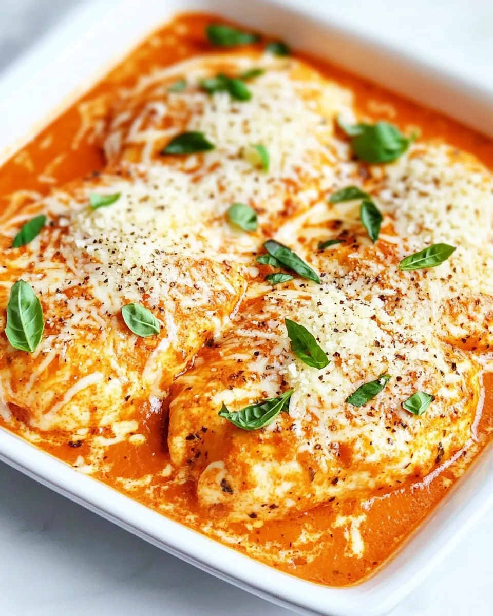 Classic Creamy Tomato Italian Parmesan Chicken image
