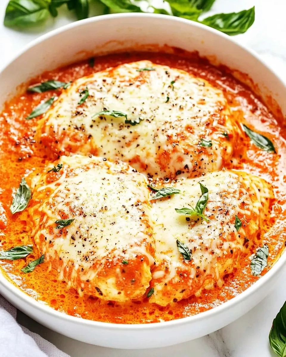 Easy Creamy Tomato Italian Parmesan Chicken recipe photo