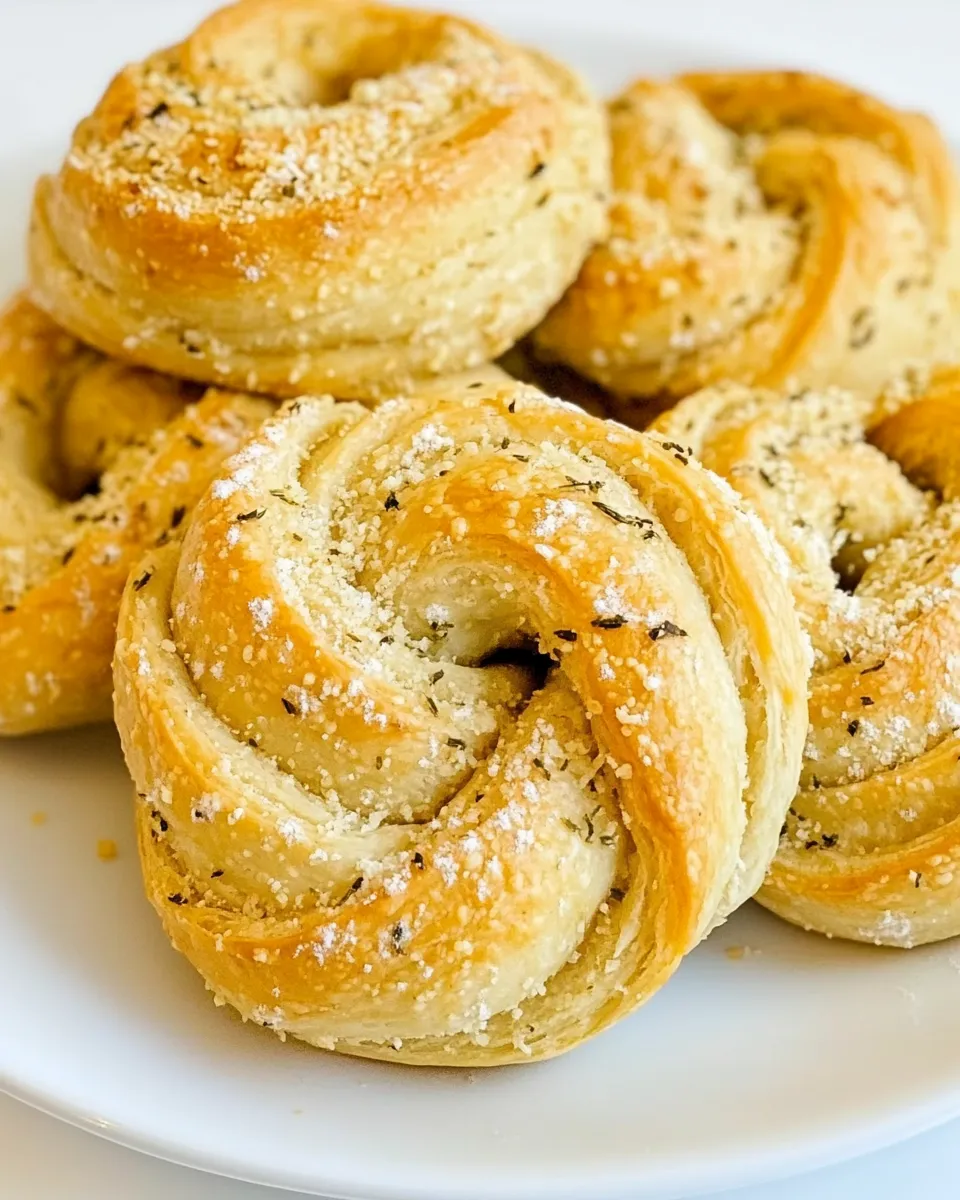 Classic Crescent Roll Garlic Knots recipe photo