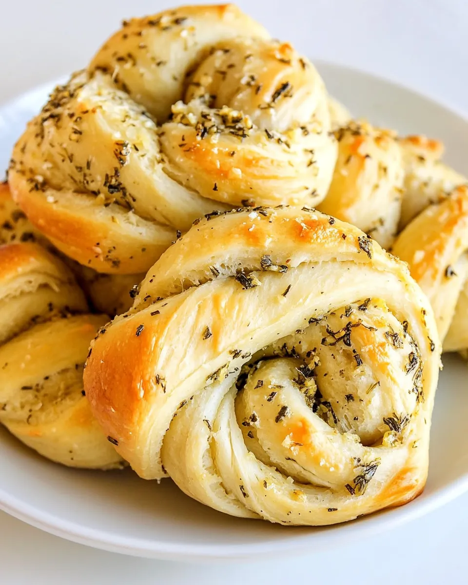 Quick Crescent Roll Garlic Knots dish photo
