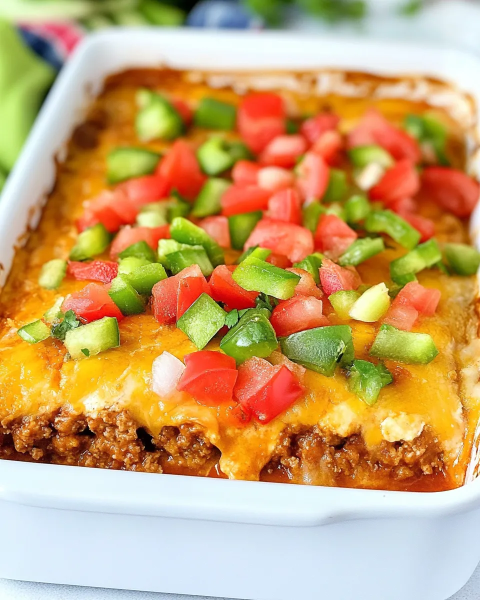 Easy Crescent Taco Bake photo