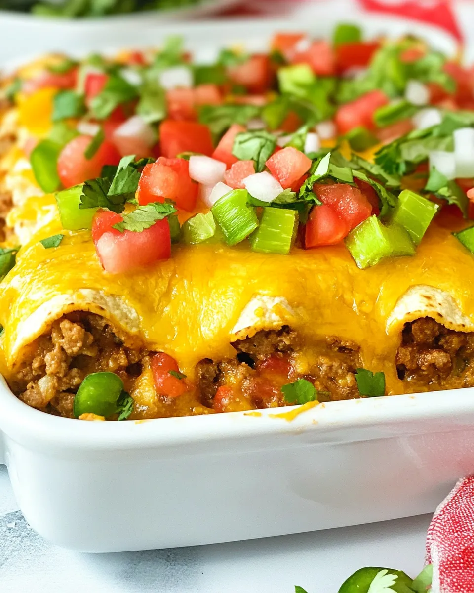 Homemade Crescent Taco Bake dish photo