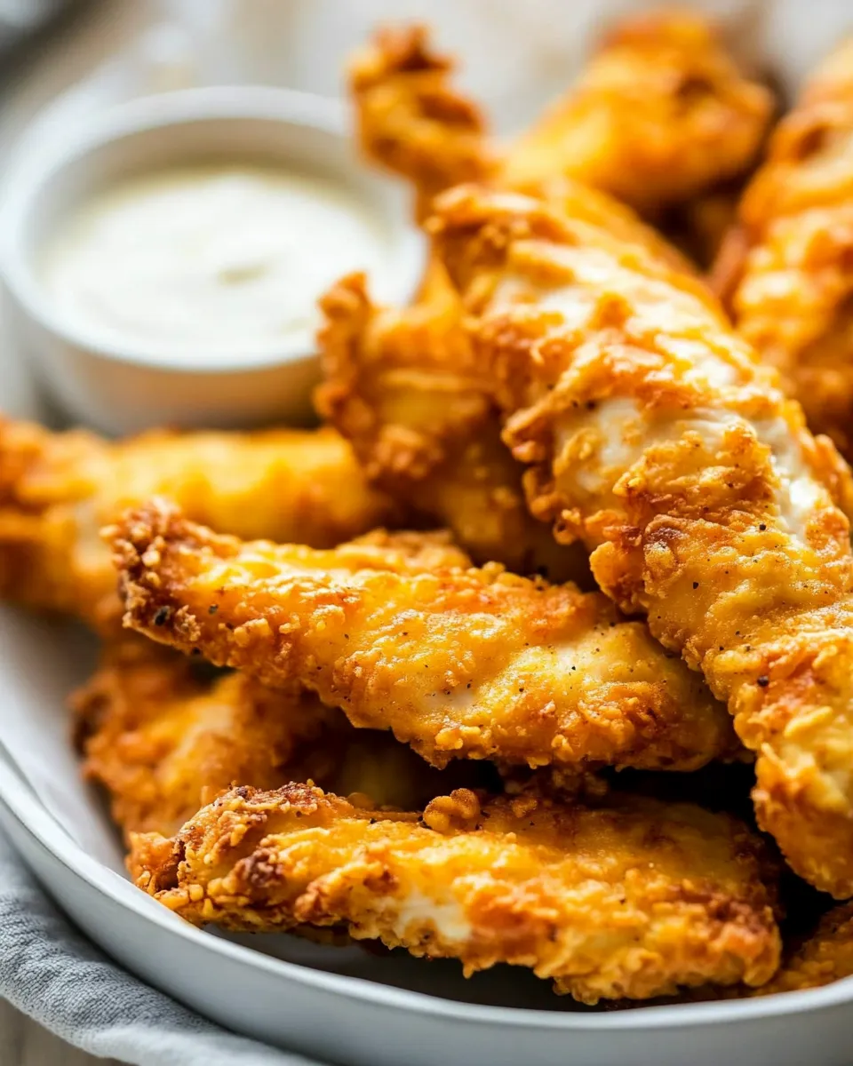 Easy Crispy Baked Chicken Fingers Recipe shot