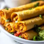 Homemade Crispy Baked Chicken Taquitos photo