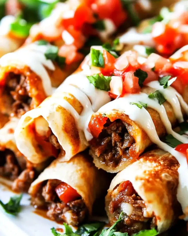 Homemade Crispy Jalapeno Popper Beef Taquitos photo