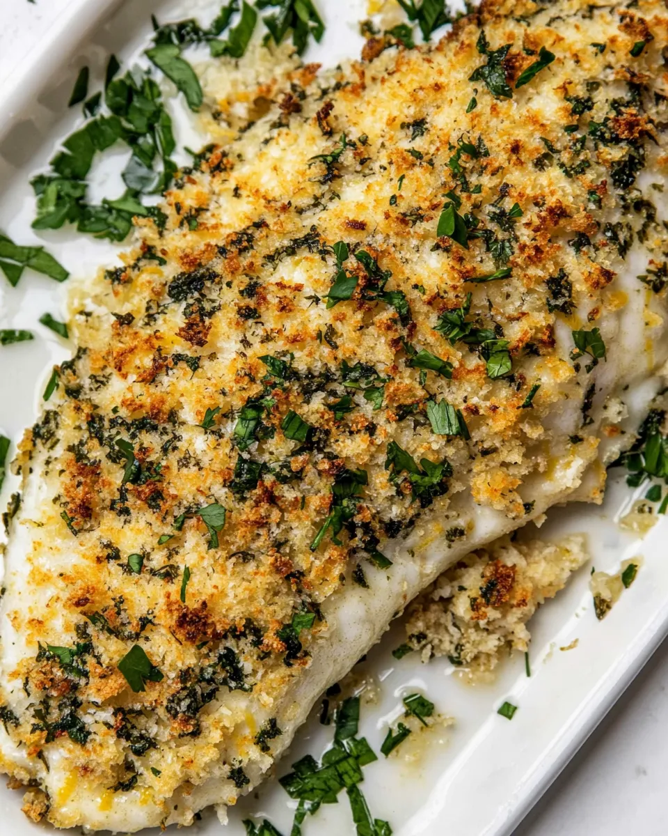 Homemade Crispy Lemon Baked Fish recipe photo