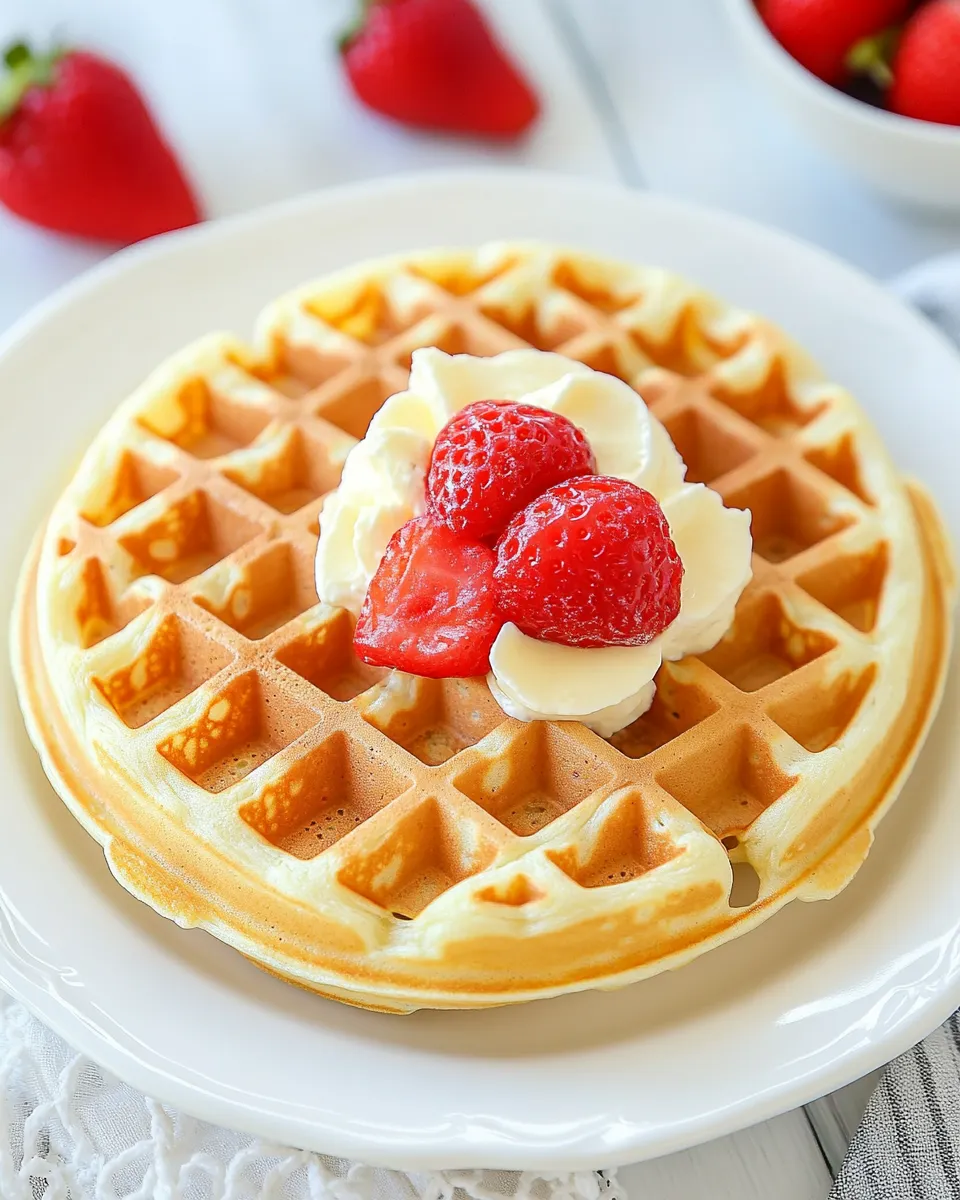 Classic Crispy Waffles dish photo