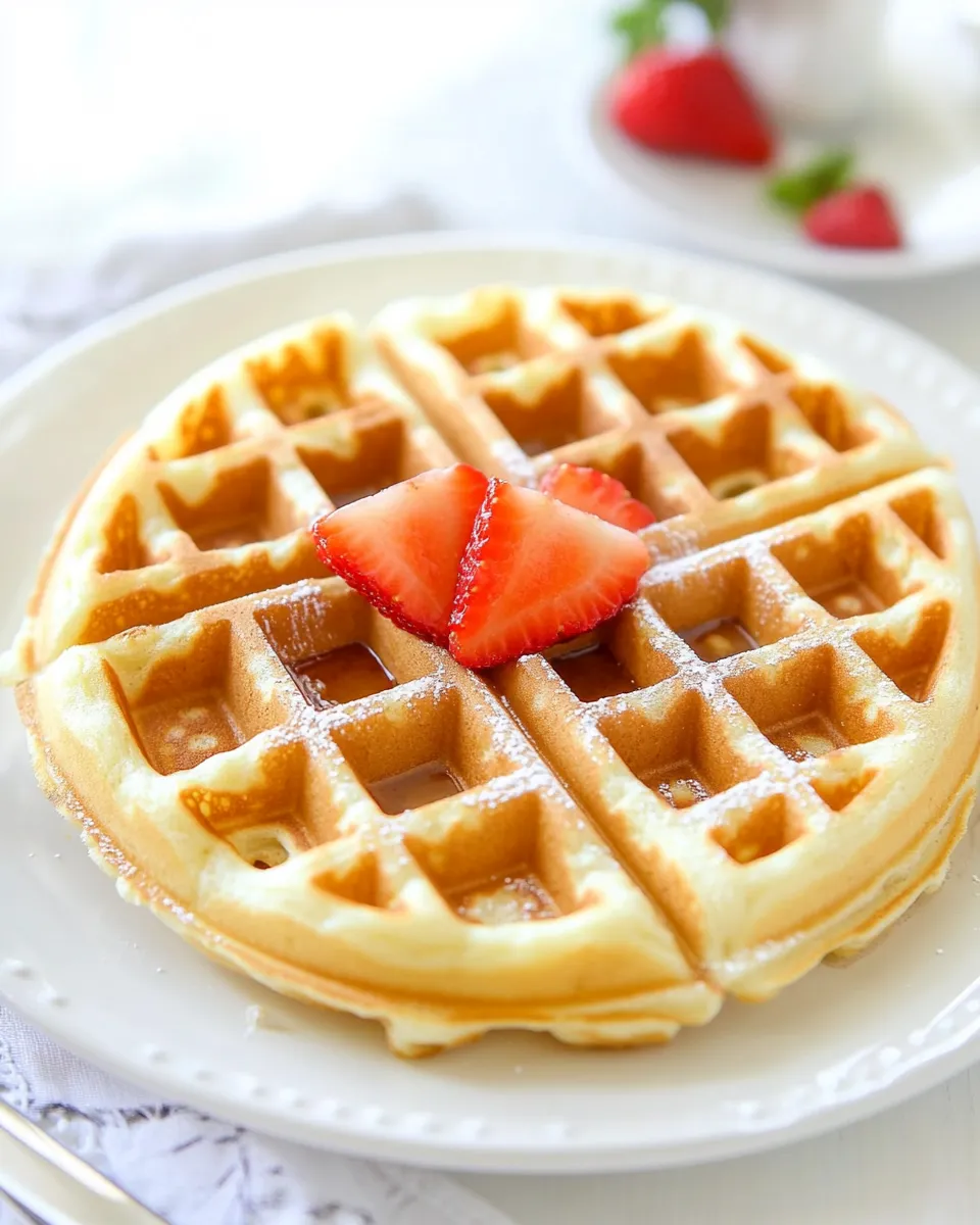 Delicious Crispy Waffles image