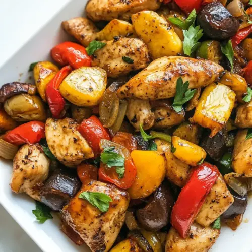 Homemade Croatian Chicken and Vegetables photo