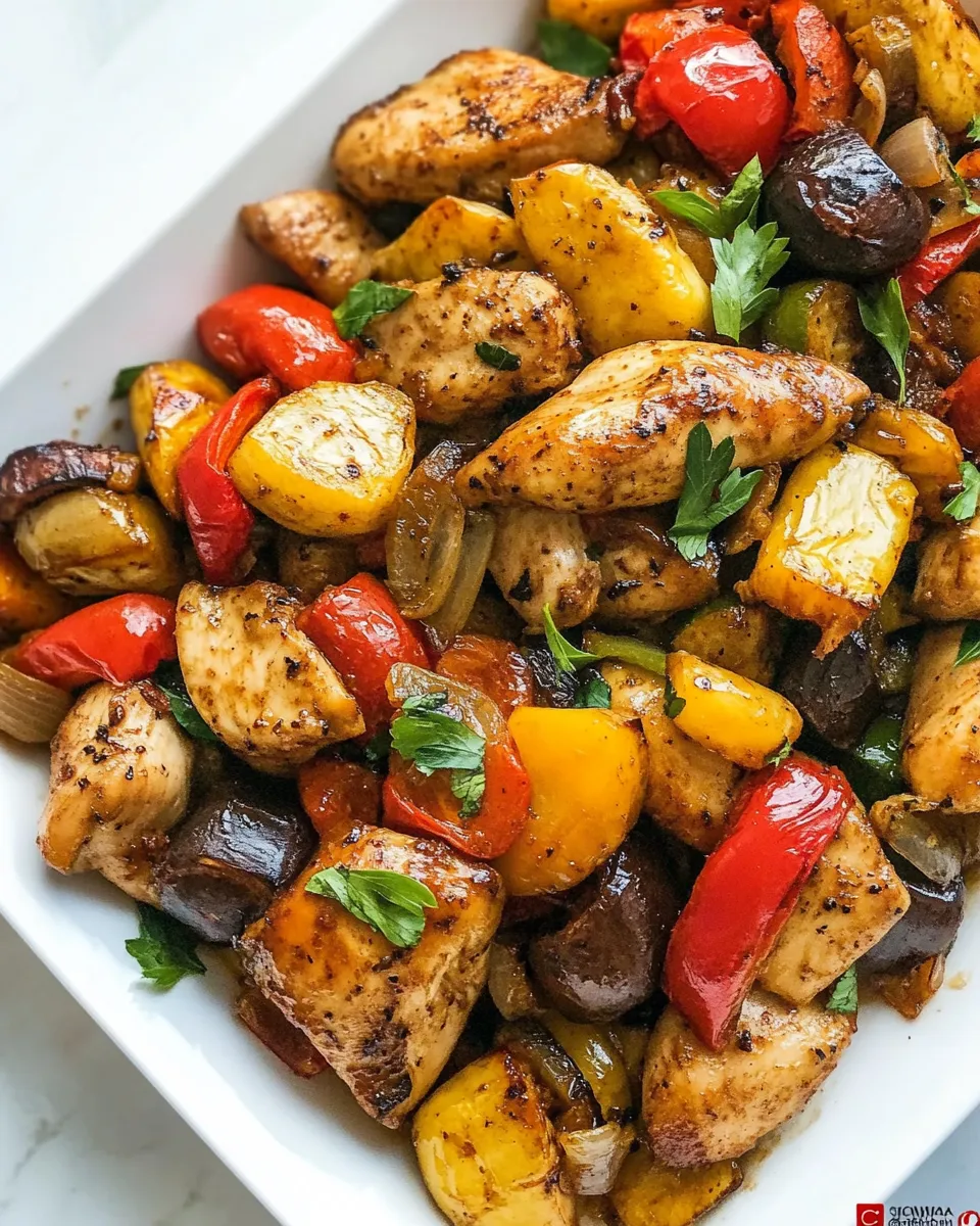 Homemade Croatian Chicken and Vegetables photo