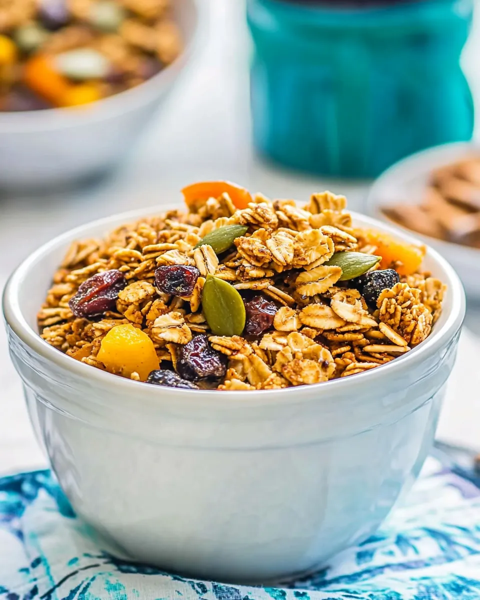 Delicious Crock Pot Granola shot